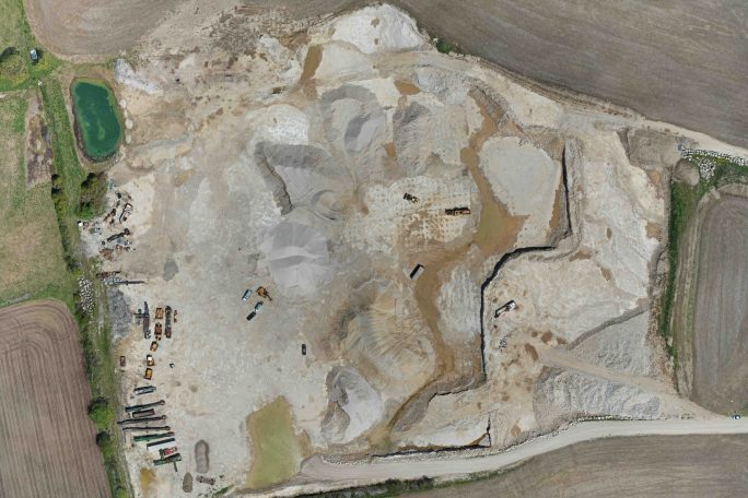 Orthomosaic-overview Quarry Aerial Map